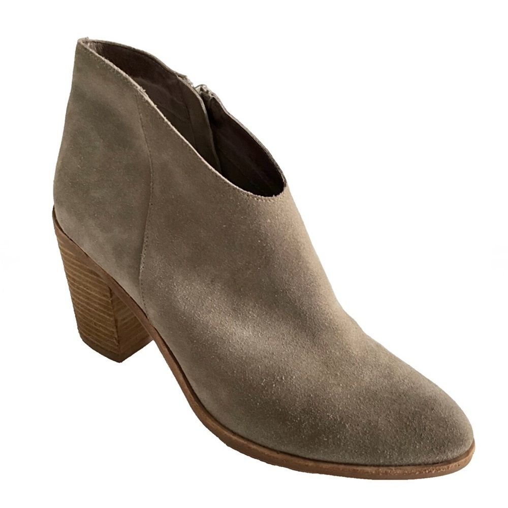 Jeffrey Campbell Suede Laszlo Ankle Boots Tan 10